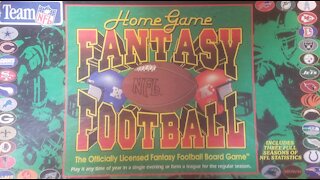 Home Game Fantasy Football Board Game (1994, TDC Games) -- What's Inside