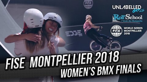 Women's BMX Finals at FISE WORLD Montpellier 2018