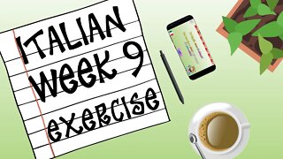 New Italian Practice! \\ Week 9 Speaking Exercise // Learn Italian with Tongue Bit!