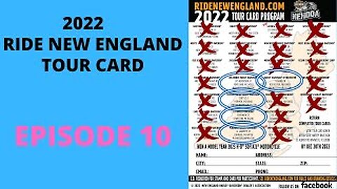 2022 Ride New England Tour Card Episode 10