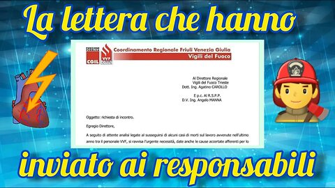 I sindacati dei Vigili del fuoco vogliono fare chiarezza sulle morti improvvise!