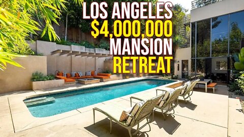Explore $4,000,000 Los Angeles Mansion Retreat!