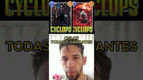 CICLOP TODAS AS VARIANTES MARVEL SNAP #marvelsnap