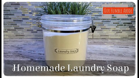 Homemade Laundry Soap