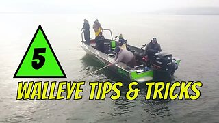 5 Walleye Fishing Tips & Tricks To Become A Better Walleye Angler 🐟