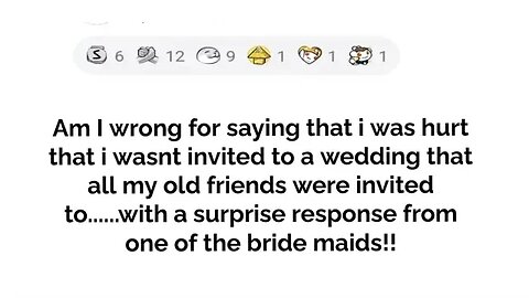 i was not invited to wedding all my friends were invited to....with updates!!