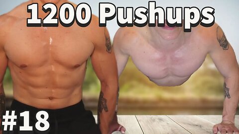 1200 Push-Ups In A Row | $1=2 Push-Ups Added