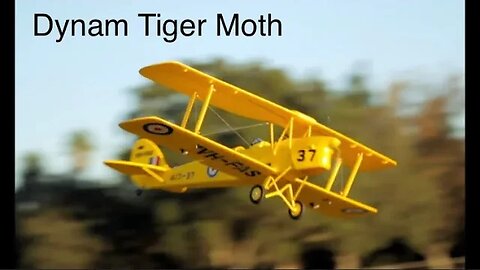 Dynam RC Tiger Moth.