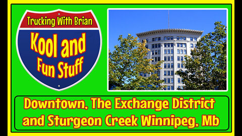 The Exchange District, Broadway Avenue, the Legislative Building, Portage Avenue and Sturgeon Creek Winnipeg, Manitoba in 2005