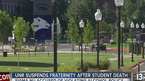 15-year suspension for UNR fraternity where pledge died