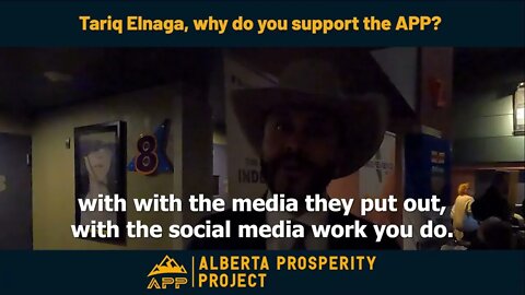 Tariq Elnaga - Why do you support the Alberta Prosperity Project? (Alberta's Quest for Independence)
