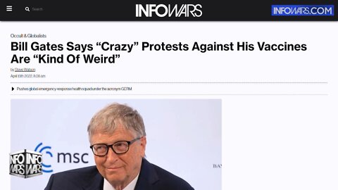 VIDEO Bill Gates Protested Outside Ted Talk In Canada