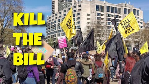 KILL THE BILL PROTEST LONDON - 17TH APRIL 2021