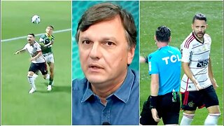 "OLHA QUE COISA CURIOSA! Os jogadores do Flamengo..." Mauro Cezar DESTACA cena em PÊNALTI IGNORADO!