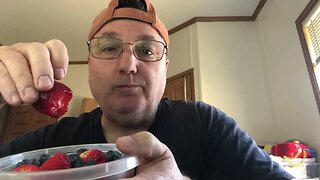 Blueberries and Strawberries