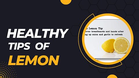 Healthy Tips Of Lemon | Lemon Kay Faide | Ideas By Danish