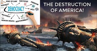 AMERICAN DEMOCRACY IS BEING DESTROYED BY THE DEMOCRATS AND THEY ARE NOT EVEN TRYING TO HIDE IT!!!