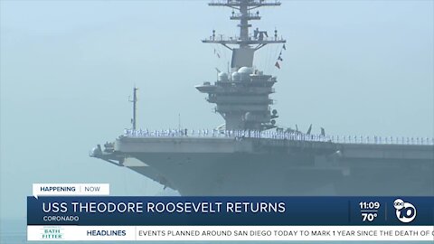 USS Theodore Roosevelt returns