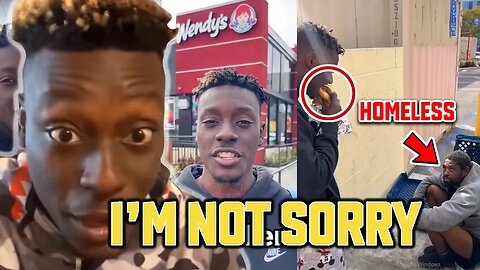 Youtuber Pranks Homeless Man for Clout | whatsuptre is horrible