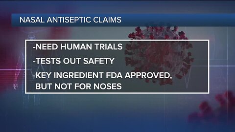 Ask Dr. Nandi: Ann Arbor company says its nasal antiseptic can kill coronavirus