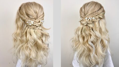 Wedding Hair Tutorial for LONG HAIR!