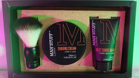 Man'Stuff by Technic shaving set, cream & balm try. SURPRISING ...