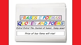 Funny news: Price of bus fares will rise! [Quotes and Poems]