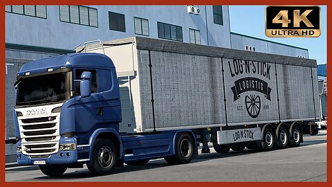 Scania R380 Streamline transporting MILK | Euro Truck Simulator 2 Gameplay "4K"