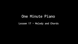 One Minute Piano - Lesson 17