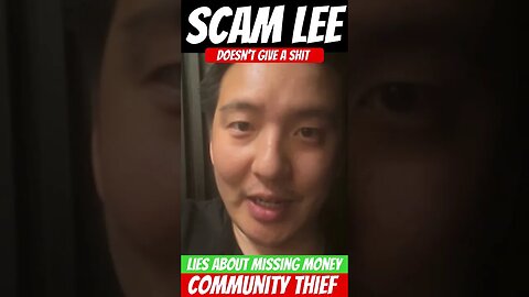 Sam Lee “Doesn’t give a SH%T” Lies about MISSING Money "Community Thief” #ViDiLOOK #SamLee