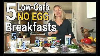 5 Non Egg, Low Carb Breakfasts (What to Eat besides Eggs)