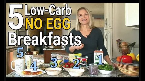 5 Non Egg, Low Carb Breakfasts (What to Eat besides Eggs)