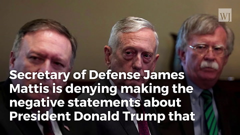Mattis Doesn’t Take Kindly To Woodward Lies, Blasts With Marine-grade Response