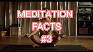 Meditation Facts #3 #1080p #mindfullness #meditation #facts