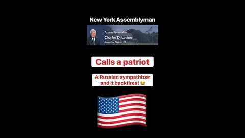 New York Assemblyman goes after wrong PATRIOT #UCNYNEWS￼ ￼