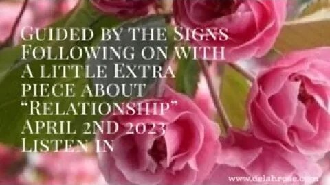 ADD ON - Guided By The Signs- Following on with a little extra on Understanding Relationship