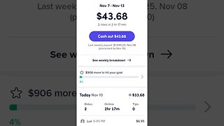 SLOW LYFT THURSDAY, but still $30 in 30mins!