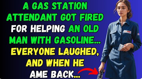 A gas station attendant got fired for helping an old man with gasoline... Everyone laughed...