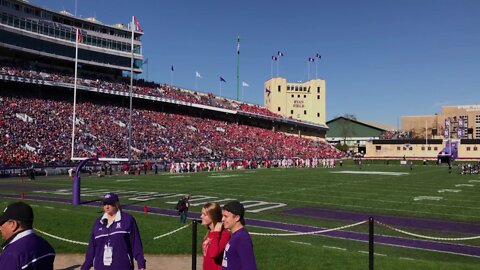 Northwestern University Ryan Field football stadium from section 115