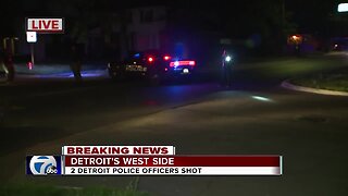 Two Detroit cops shot on city's west side