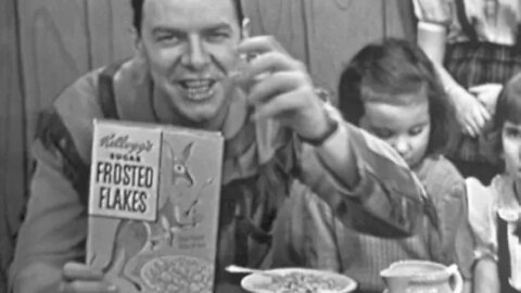 1953 commercial for Kellogg's Sugar Frosted Flakes