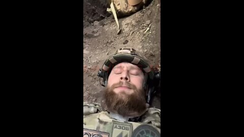 Close call with Russian artillery for this nationalist Azov battalion member