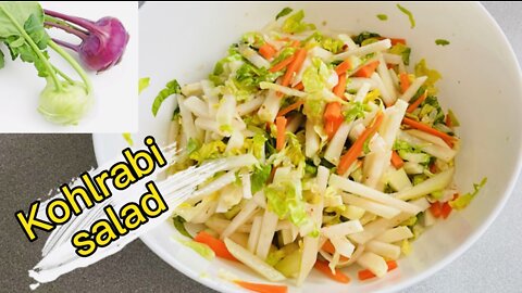 Kohlrabi Salad Recipe