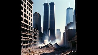 A newly discovered 9/11 video, found in a closet, captures the moment the World Trade Center fell.
