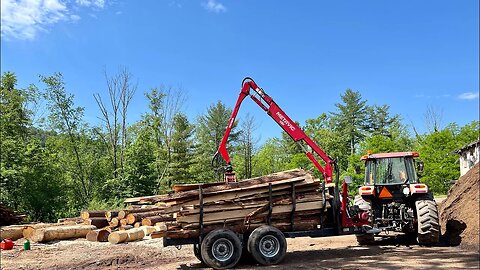 First Hot Day of the Year: Running the LT40 Woodmizer