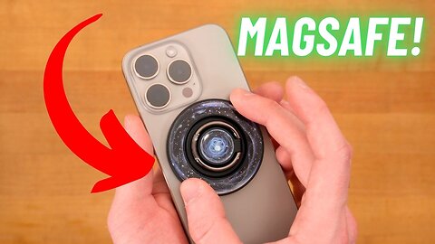 Magnetic iPhone Ring Holder REVIEW! // Phone Grip + Kickstand? // MAGSAFE!