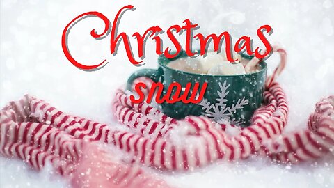 Christmas Snow Falling - Peaceful Instrumental Christmas Music- Snowy Christmas Night