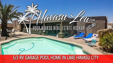 Lake Havasu RV Garage Pool Home 2720 Empress Ct MLS 1026244