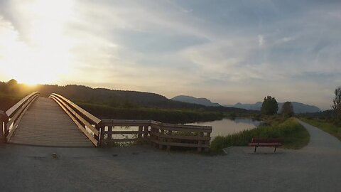 Biking Colony Farm on the Poco Trail + Outdoor Workout Equipment - Port Coquitlam, British Columbia