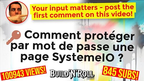 🔑 Comment protéger par mot de passe une page SystemeIO ?